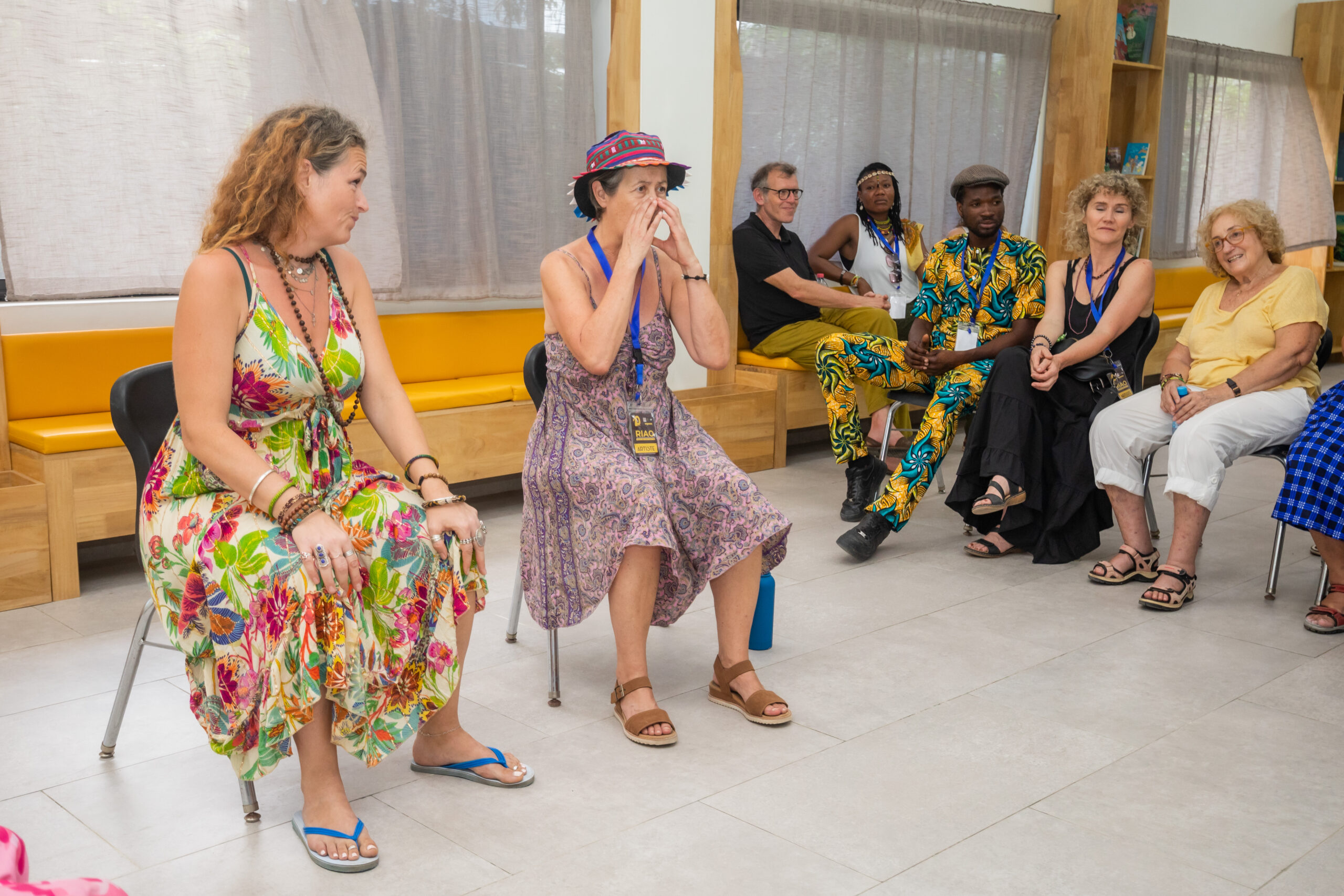 Lire la suite à propos de l’article Les Artistes des RIAO en immersion à l&rsquo;EDN : l&rsquo;oralité à l&rsquo;honneur